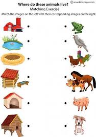 Matching Animals To Their Home This Is A Fun Way Take The Next Step In Labeling Animals Fun H Farm Animals Preschool Preschool Activities Farm Preschool
