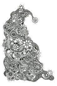 A flower and stem, possibly of a double poppy (papaver speci wellcome v0043436.jpg 2,008 × 3,626; Pin By Grace Jandrell On Inspiration Art Sharpie Art Ink Drawing