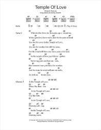 Chord mercy band sisan timpal. The Sisters Of Mercy Temple Of Love Sheet Music Pdf Notes Chords Rock Score Guitar Chords Lyrics Download Printable Sku 43846