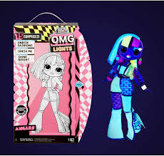 Lol omg lights coloring pages. Amazon Com L O L Surprise O M G Lights Angles Fashion Doll With 15 Surprises Toys Games
