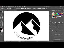 How To Create A Mountain Logo In Adobe Illustrator En 2020