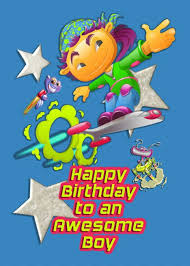 Birthday Images For Kids Boy Happy Birthday For Boy Skateboarder Stars And Aliens Futuristic Card With Images Happy Birthday Nephew Happy Birthday Kids Happy Birthday Cousin