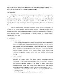 Check spelling or type a new query. Identifikasi Pewarna Sintetis Metode Kromatografi Kertas Dan Spektrofotometri Uv Visibel Pdf