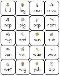 Phonics H E R For Educators Three Letter Words Sight Word Flashcards Letter N Words