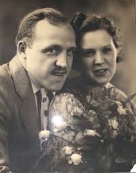 This is a picture of my grandfather and my grandmother, somewhere around  1935. My grandmother recently passed at the age of 103!