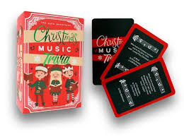 Pixie dust, magic mirrors, and genies are all considered forms of cheating and will disqualify your score on this test! Christmas Music Trivia Card Game