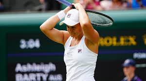 Ash barty is through to the wimbledon final after defeating angelique kerber in straight sets overnight. Vqa 7wuwygfjxm