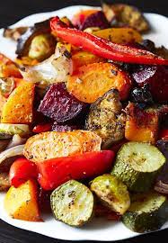 Scrumptious Roasted Vegetables A Post From The Blog I Food Blogger Written By V Roasted Vegetable Recipes Fresh Vegetable Recipes Vegetable Casserole Recipes