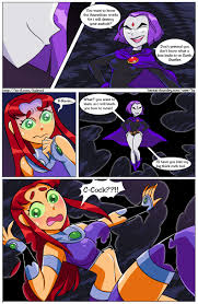 Starfire's Doom - Starfire x Raven Futa Comic - Page 3 - HentaiEra