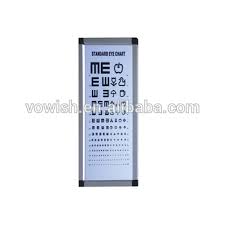 Optometry Equipment Near Vision Test Chart Vc 007 Eye Chart Light Box For Visual Test Buy Near Vision Test Chart Visual Acuity Chart Eye Vision Test