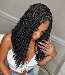 Braidedwig Braided Wigs Braids Goddess Braids Knotless Braidedwigs Knotless Braids Braided Wig For Blackwomen Box Braided Wig Full Lace Wig Goddess Braids Hairstyles Braids Hairstyles Pictures Braided Hairstyles