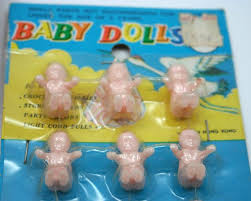 Miniature Baby Dolls Creepy Plastic Babies Halloween Craft Supply Baby Shower Party Favors 16 Doll House Miniatures 1 I Baby Dolls Halloween Crafts Dolls