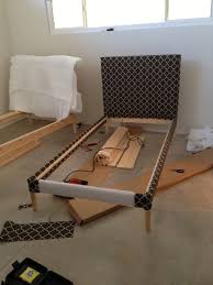 My First Ikea Hack Ikea Bed Ikea Bed Hack Ikea Twin Bed