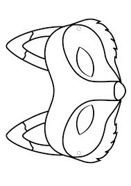 Found On Google From Pinterest Com Fox Mask Fox Coloring Page Fox Crafts