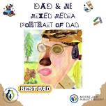 Dad & Me - Mixed Media Portrait of Dad