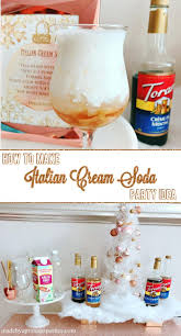How To Make Italian Cream Soda Party Idea With Toraniflavor Ad Atoraniholiday Italiancreamsoda Part Italian Cream Soda Christmas Drinks Recipes Cream Soda