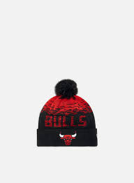 New era chicago bulls otc st19 9forty adjustable hat black. New Era Nba Sport Knit Beanie Chicago Bulls Official Team Colour Graffitishop