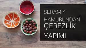 Seramik Hamurundan Cerezlik Yapimi Evde Diy Youtube