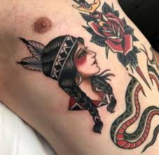 Tattoo Old School Woman American Traditional 34 Ideas Traditional Tattoo Woman Traditional Tattoo Indian Indian Women Tattoo