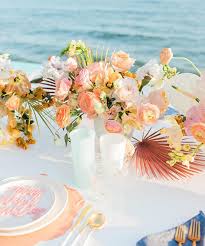 Tropical Tablescape Wedding Party Ideas Floral Wedding Decorations Wedding Table Flowers Wedding Decorations