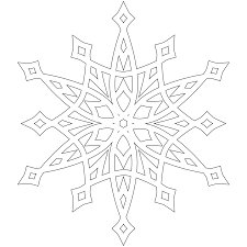 Don\u002639;t Eat the Paste: A half dozen snowflakes to color - Coloring  Pages