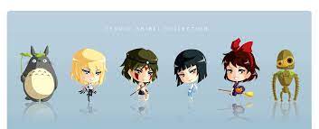 Studio Ghibli Chibi Set By Aniteen9 On Deviantart Ghibli Studio Ghibli Chibi