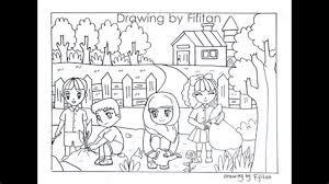 Ahmedatheism mewarnai gambar gotong royong. Download Gambar Kartun Gotong Royong Di Rumah Gambar Oz Gratis