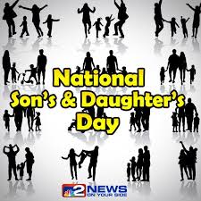 On national sons day, every march 4, as well as on september 28, we think about our boys and the legacy we leave behind as parents. Wgrz On Twitter Happy National Son S And Daughter S Day Tweet A Pic Of Your Kids We May Use It Online On Air Beon2 Http T Co Dhy81twhry