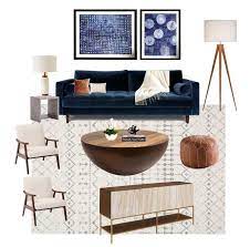 Get The Look For Less Mid Century Modern Living Room Jess Obsessed Modern Living Room Blue Mid Century Modern Living Room Mid Century Living Room Decor
