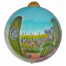 Download southwest desert stock photos. Desert Owls In Cactus Reverse Painted Glass Christmas Tree Ornament Southwest Walmart Com Walmart Com
