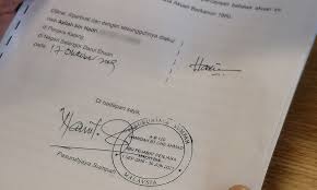 Saya memohon kerjasama tuan/puan agar mematuhi sop yang telah ditetapkan sebelum berurusan dengan pesuruhjaya sumpah. Azilah Hadri One Of The 2 Convicted Killers Of Altantuya Najib Ordered Me To Kill Altantuya Weehingthong