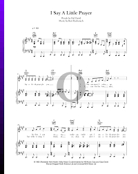 D c#7 i say a little prayer for you. I Say A Little Prayer Noten Klavier Gesang Gitarre Pdf Download Streamen Oktav
