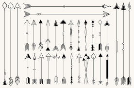 Hipster Arrows Collection Arrow Drawing How To Draw Hands Hipster