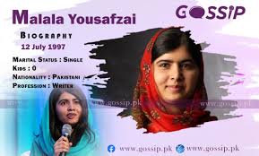 Malala yousafzai was born in the swat valley region of pakistan on july 12, 1997. Malala Yousafzai Biography Age Height Education Awards Family Spouse Net Worth