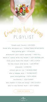 Are Your Favorite Country Songs On Our Country Wedding Playlist Listen To Our Top Songs For Fall Weddings He Country Wedding Songs Wedding Songs Wedding Music