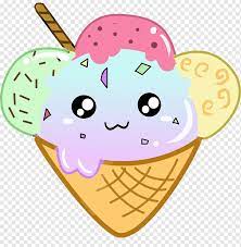 Ice cream, Ice Cream Cones Food Drawing Kavaii, kawaii, heart, chibi, ice  Cream Parlor png | PNGWing