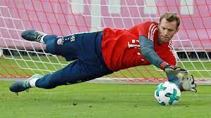 Tuesday's group stage opener is a battle. Bundesliga Bayern Munich And Germany Goalkeeper Manuel Neuer Begins Training With Ball