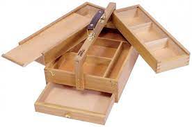 Art Box Into Makeup Case Wooden Art Box Box Art Wooden Art