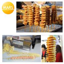 Learn the technique of cutting the potatoes into beautiful spiral shape and coat them with magical indian tandoori masala powder and grilled to. 1 Set Stainless Steel Tornado Potato Spiral Cutter Slicer Spiral Potato Chips Ma Kitchen Dining Bar Kitchen Tools Gadgets