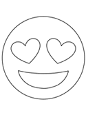 Emoji Coloring Page Heart Eyes Emoji Coloring Pages Coloring Pages Heart Face Emoji