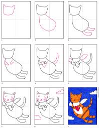 At purina, we've put together this guide to cat anatomy so you , your cat's ears have loads of muscles so they can easily manoeuvre them and turn them toward sound, increasing their ability to hear even very quiet sounds. Draw A Cat With Wings Art Projects For Kids
