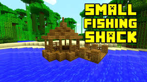 How to build a fancy pirate dock in minecraft. Minecraft How To Build A Fishing Shack Small Survival Hut Xbox Ps3 Ps4 Mcpe Youtube