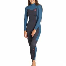 billabong womens furnace synergy 3 2 back zip wetsuit