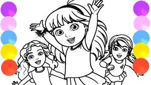Free printable coloring pages dora coloring sheets. Dora And Friends Coloring Pages Coloring Home