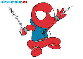 How to draw spiderman's face? How To Draw Spider Man For Kids