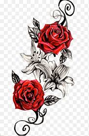 Rose Tattoo Png Images Pngegg