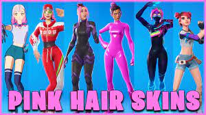 Fortnite Icon Dances With Pink Hair Skins 💗 Icon Series Emotes With Music  - YouTube