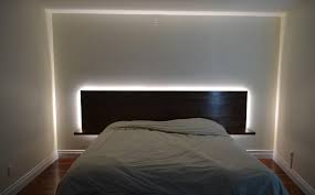 They cast a beautiful luminescent glow onto the wood. 23 Professionally Diy Headboard With Leds That Will Boost Your Imagination Photos Decoratorist