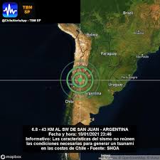 El fenómeno telúrico se sintió a las 6:29 p.m., según el centro sismológico nacional, enla. Iq9z05vj1hackm