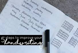 By joining letters in this particular way you avoid 3 disadvantages of traditional lettering: 5 Steps To Improve Your Handwriting The Petite Planner